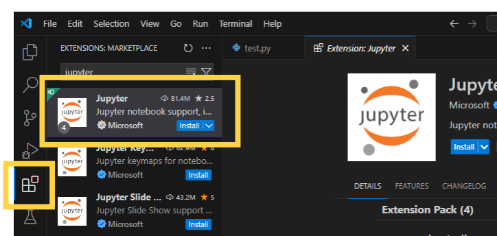 python extension