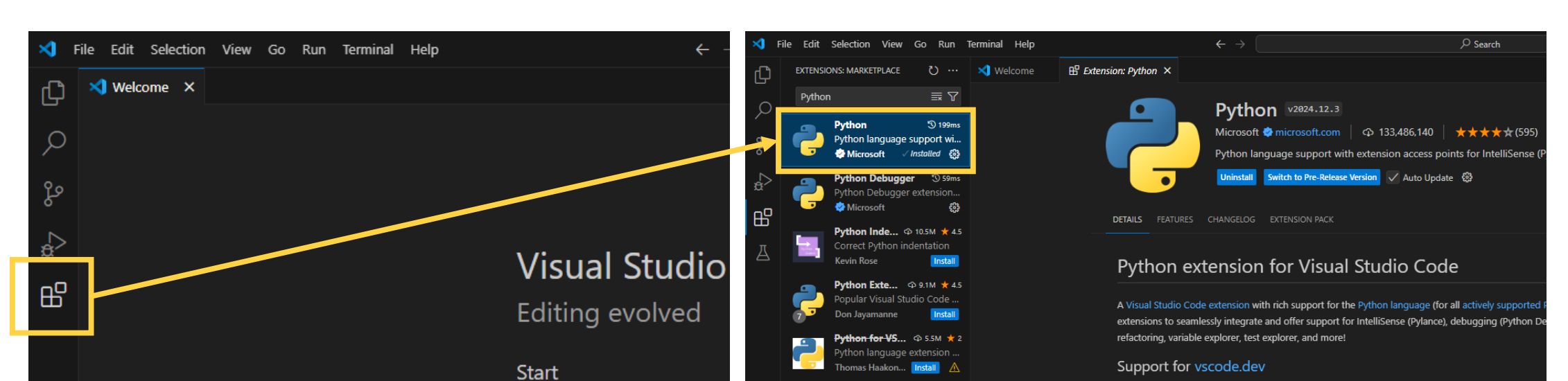 python extension